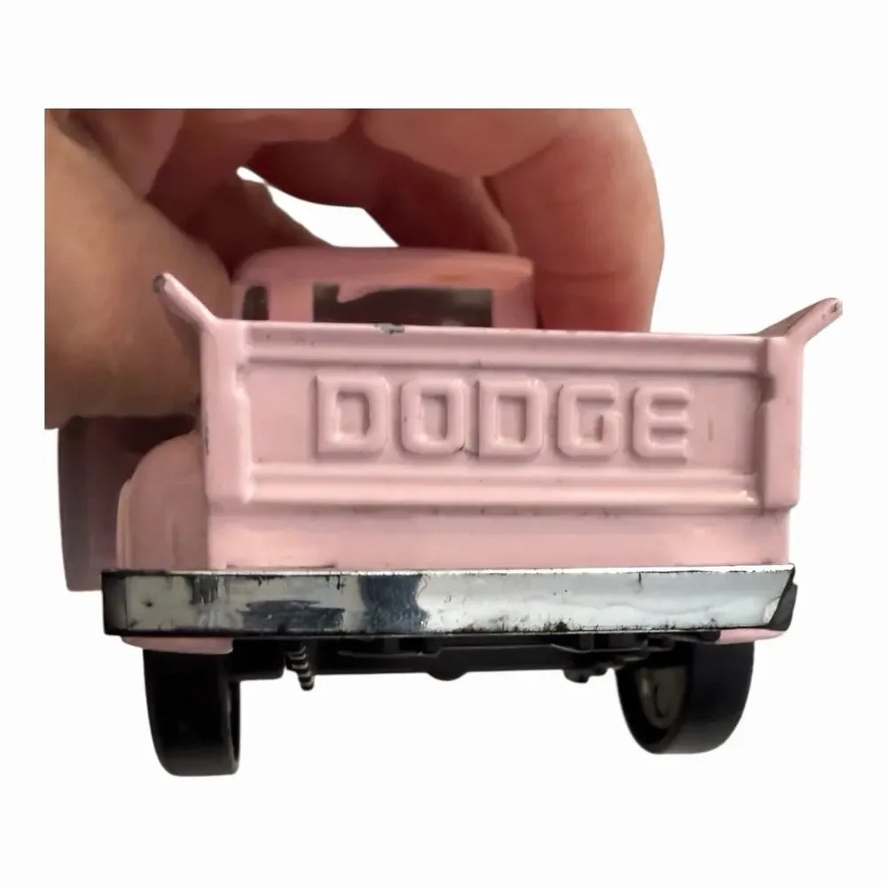 VTG 1955 1952 Pink Ford Thunderbird T Bird & Dodge Pink Truck Diecast FLAW READ